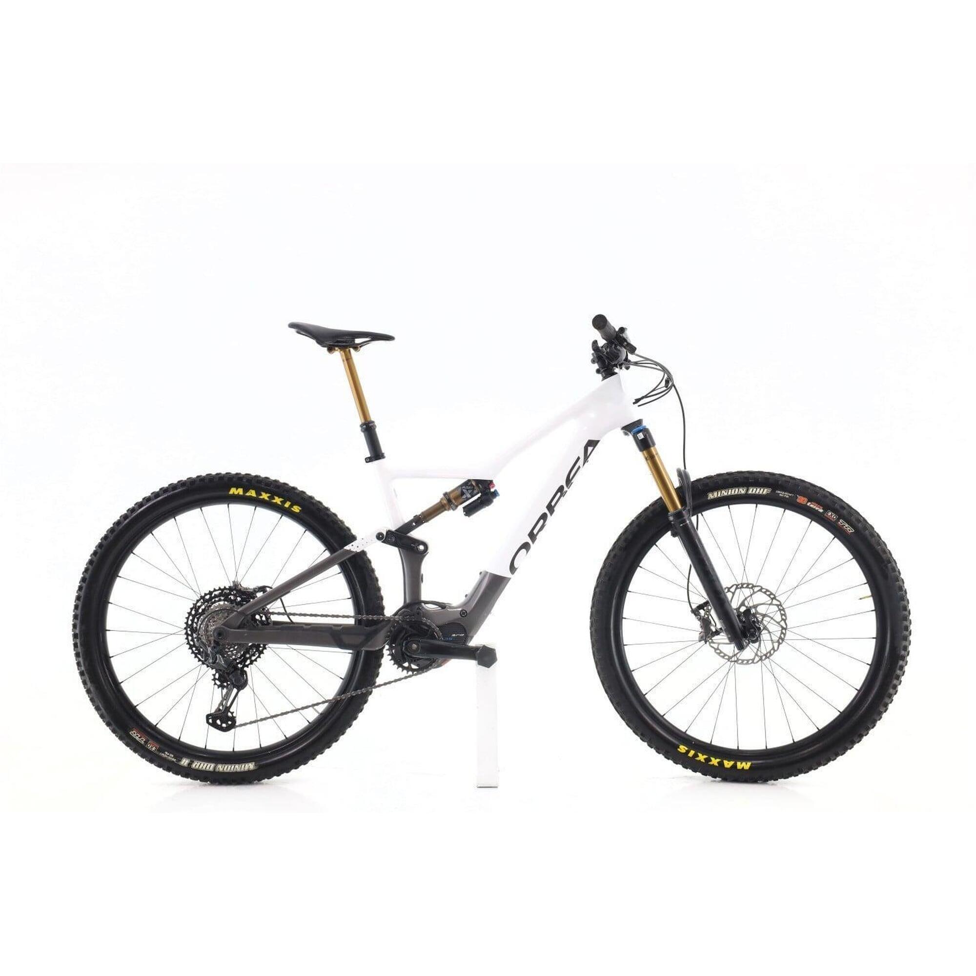 Orbea - Ebike Reconditionné ·  Rise M-team Xtr · Très Bon État - Vélo Tout Terrain - Blanc|gris - L - 175-184cm - Decathlon