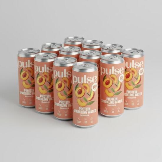 Pack Bruisende Proteïnedranken Perzikthee 12x330ml