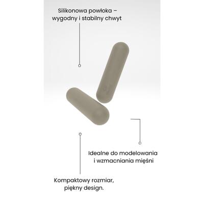 ZESTAW HANTLE HANTELKI DO ĆWICZEŃ PILATES FITNESS 2x 1KG