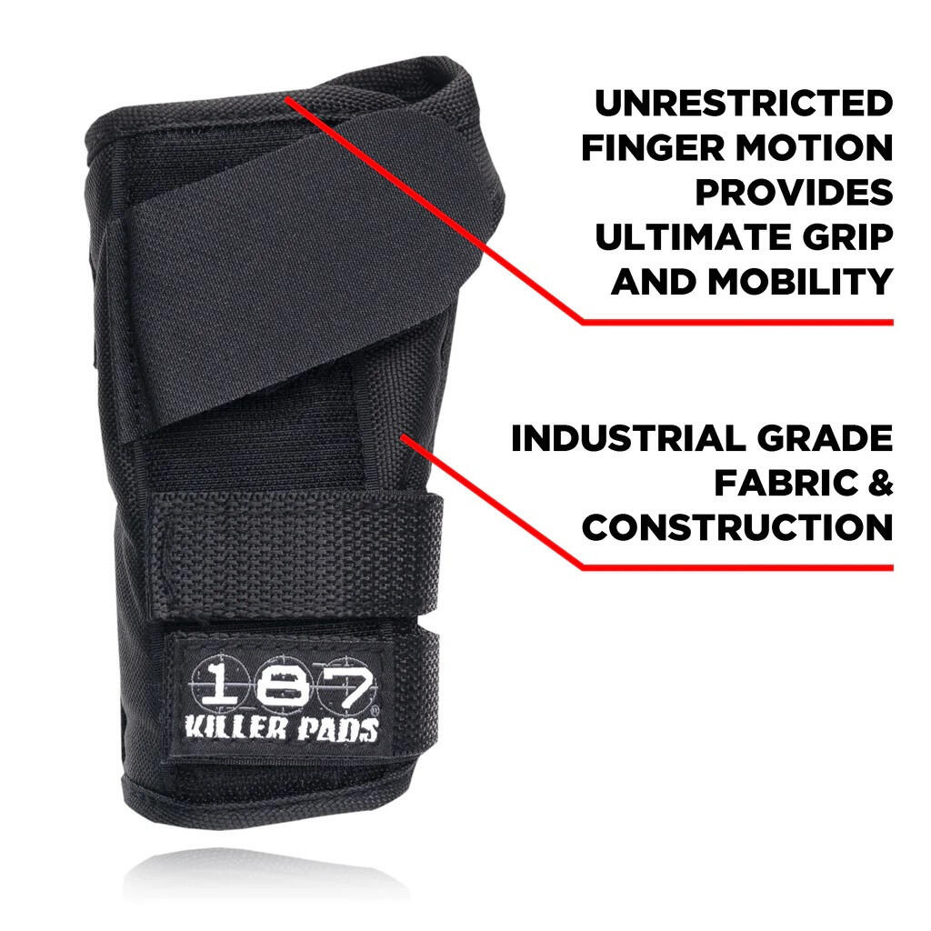 187 KILLER PADS Protèges Poignets Pro Noir- Taille M 2/5