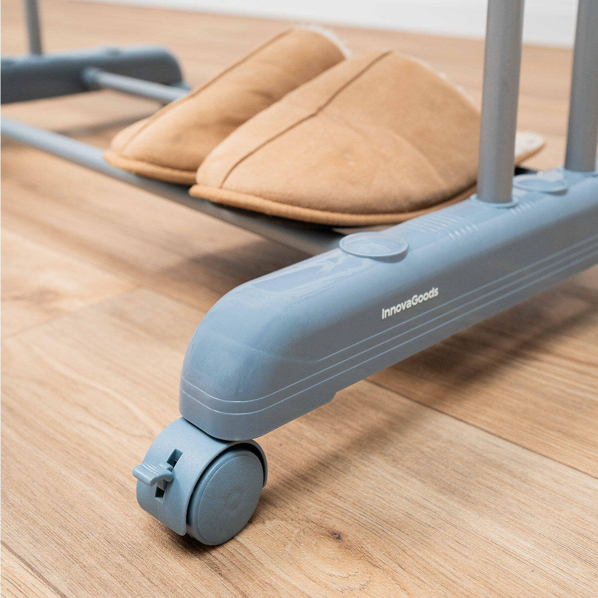 Étendoir pliant vertical extensible avec roues INNOVAGOODS Gris 5/5