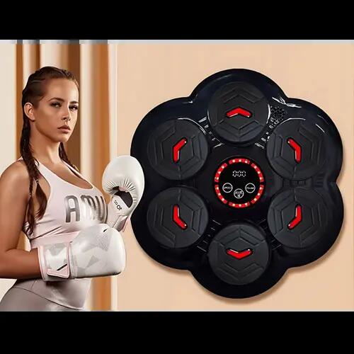 Boksz 6 ügyességi szintes edző pajzs MMA zenélő, USB-s + bokszkesztyűvel 6/7