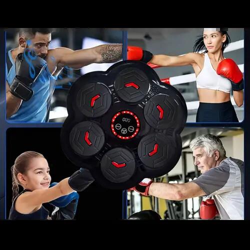 Boksz 6 ügyességi szintes edző pajzs MMA zenélő, USB-s + bokszkesztyűvel 7/7
