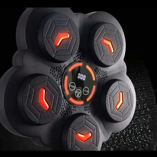 Boksz 6 ügyességi szintes edző pajzs MMA zenélő, USB-s + bokszkesztyűvel 4/7