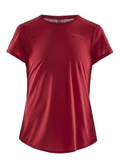 Craft Damen Charge Kurzarm-T-Shirt - Rot