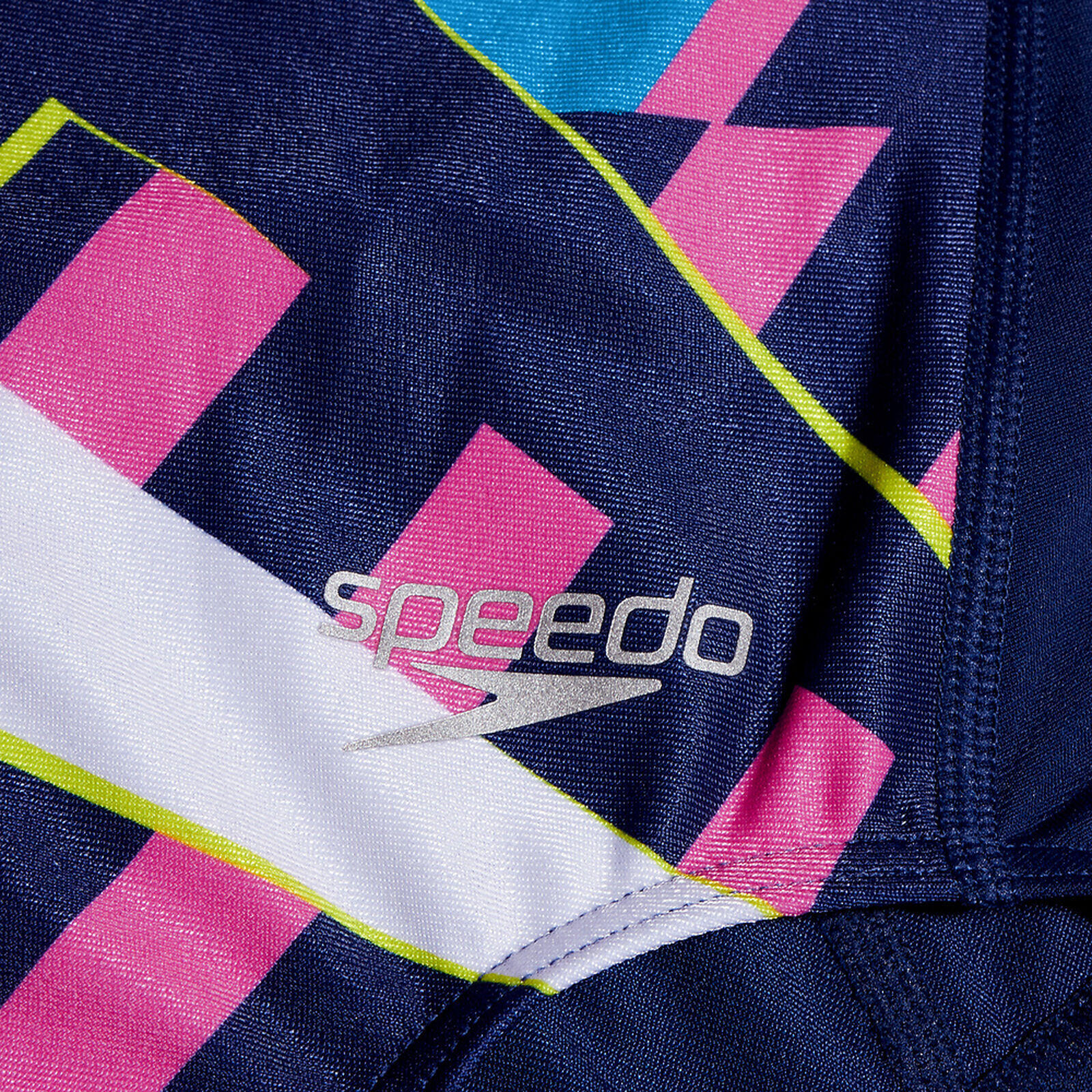 Traje de baño Speedo Electrify para niña, azul, talla 13-14 años 3/5