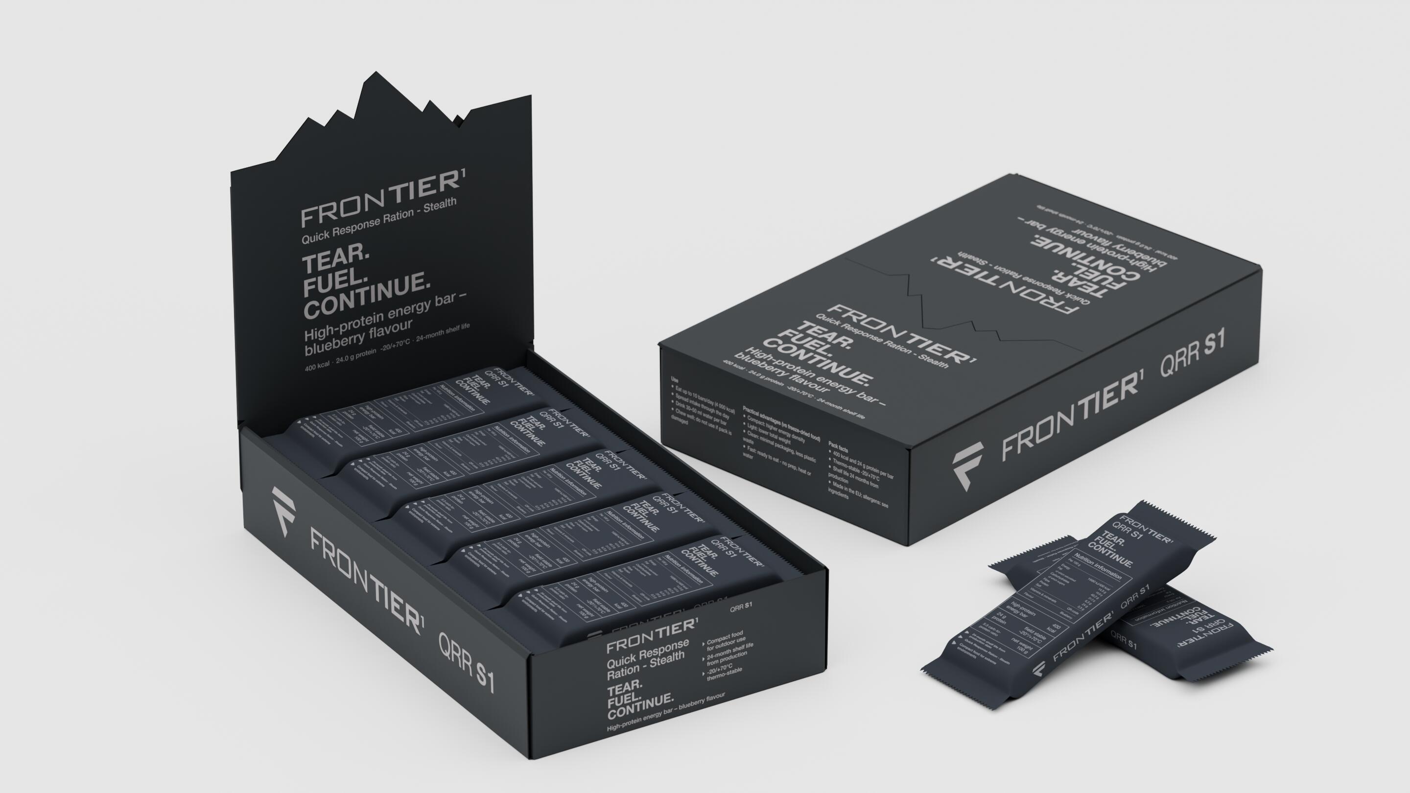 VICTUS FRONTIER¹ QRR S1 – compacte maaltijdreep voor outdoor (10x100g = 4000 kcal)