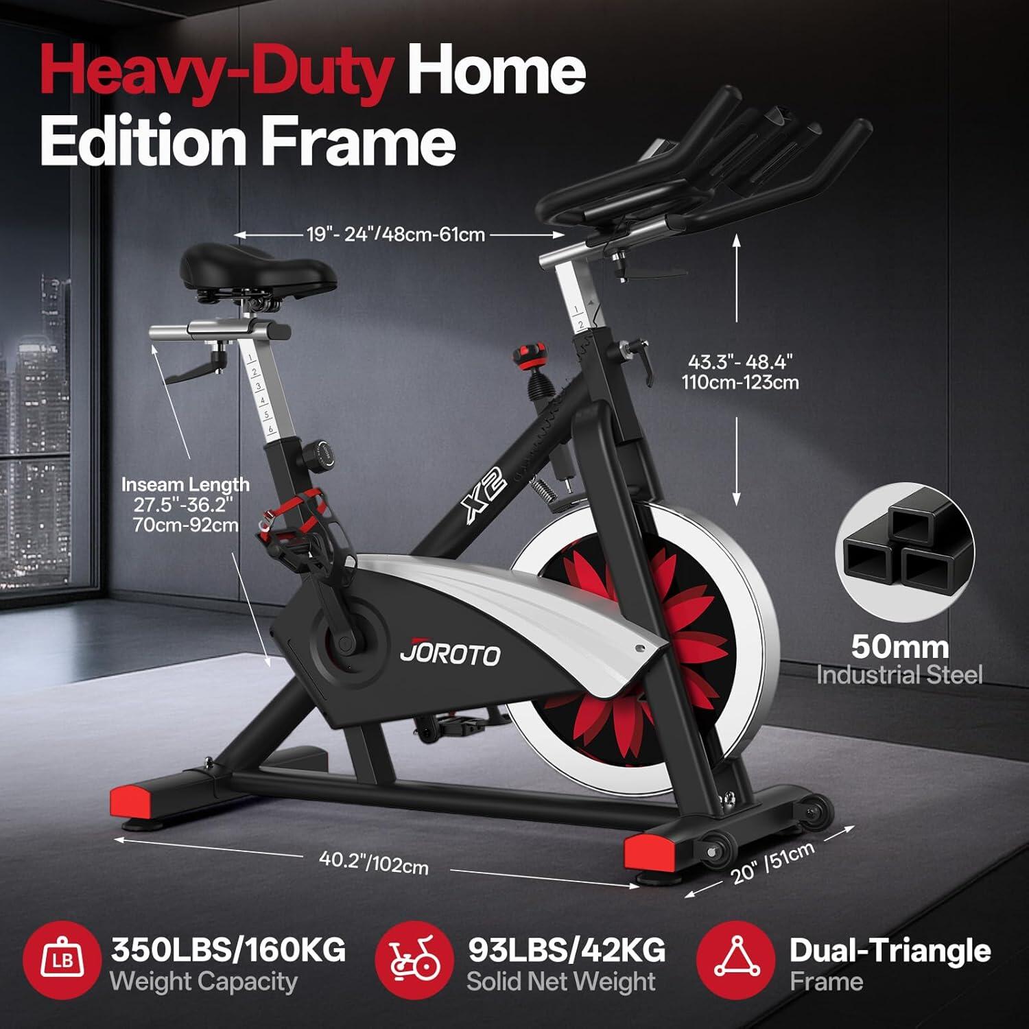 Heimtrainer X2, professionelle stationäre Fahrräder für Zuhause 7/7