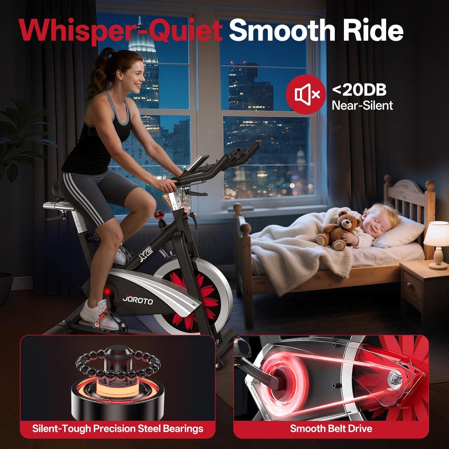 Heimtrainer X2, professionelle stationäre Fahrräder für Zuhause 4/7