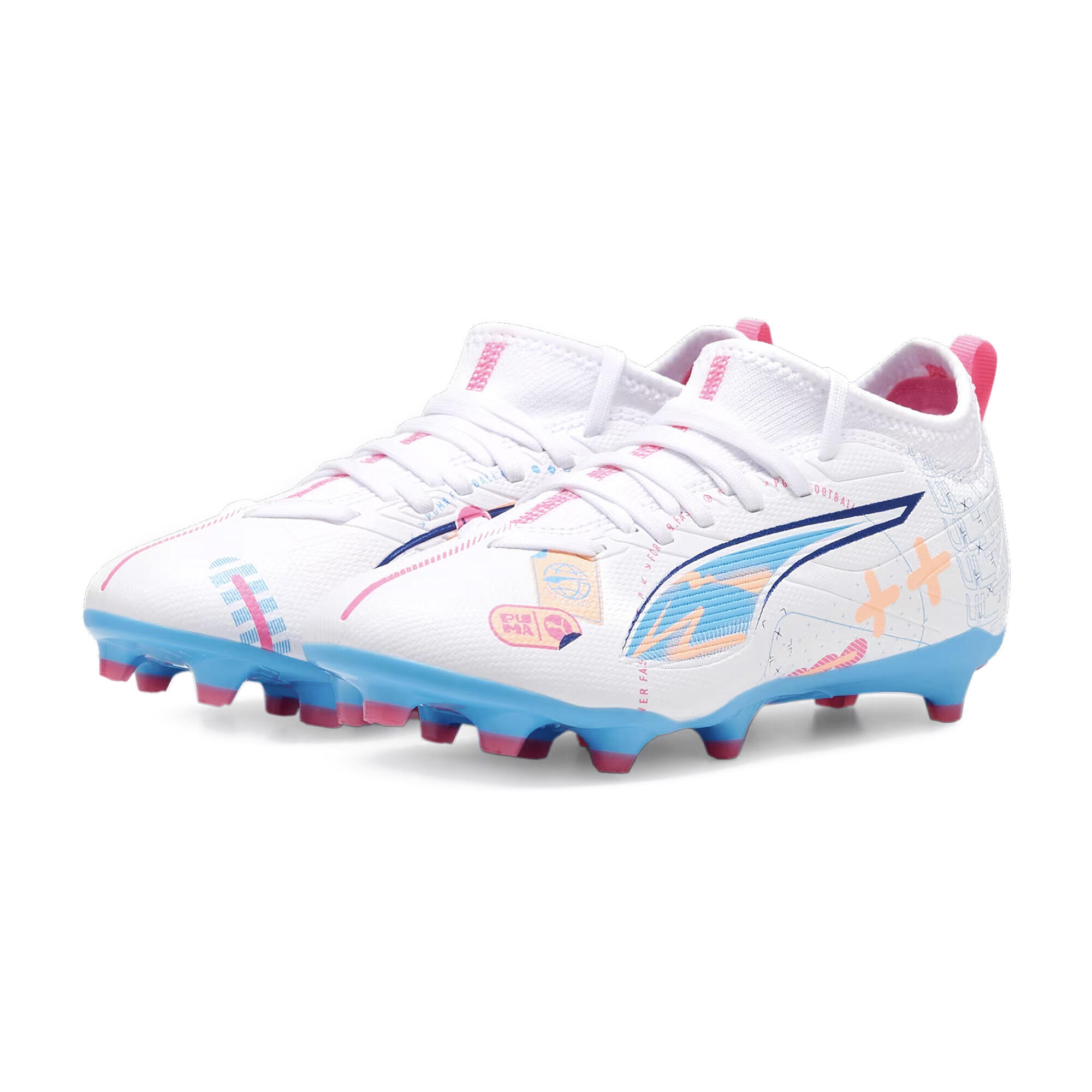 PUMA Dětské kopačky Ultra 5 Match Vol. Up FG/AG Jr