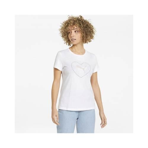 Camisetes para o treino para mulher Puma Valentine S Day Graphic 3/5