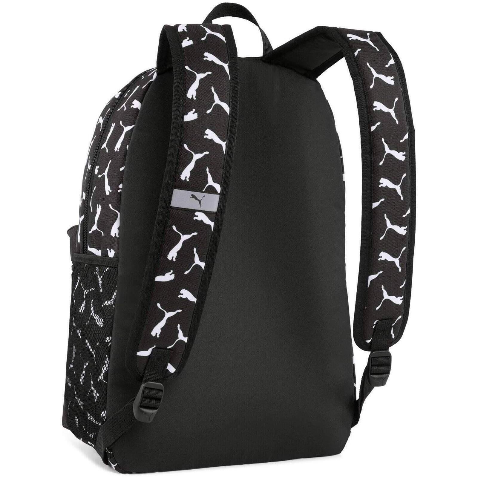 Mochila Puma Phase Aop Backpack 22L, Preto, Unissex 3/4