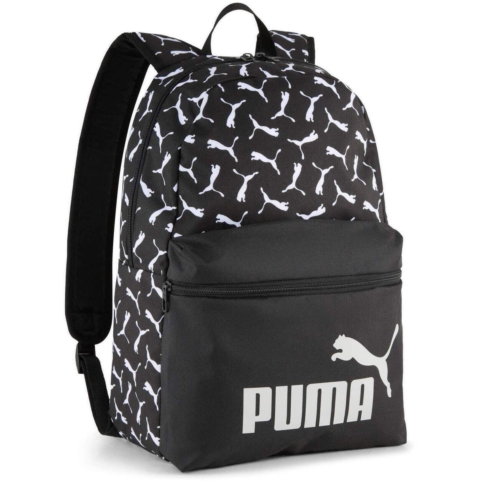 Mochila Puma Phase Aop Backpack 22L, Preto, Unissex 2/4