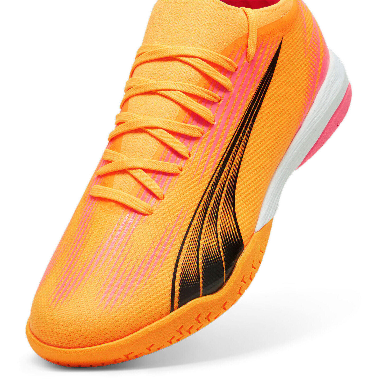 Hallenfußballschuhe "Ultra Match IT" Herren Orange/Schwarz 5/7