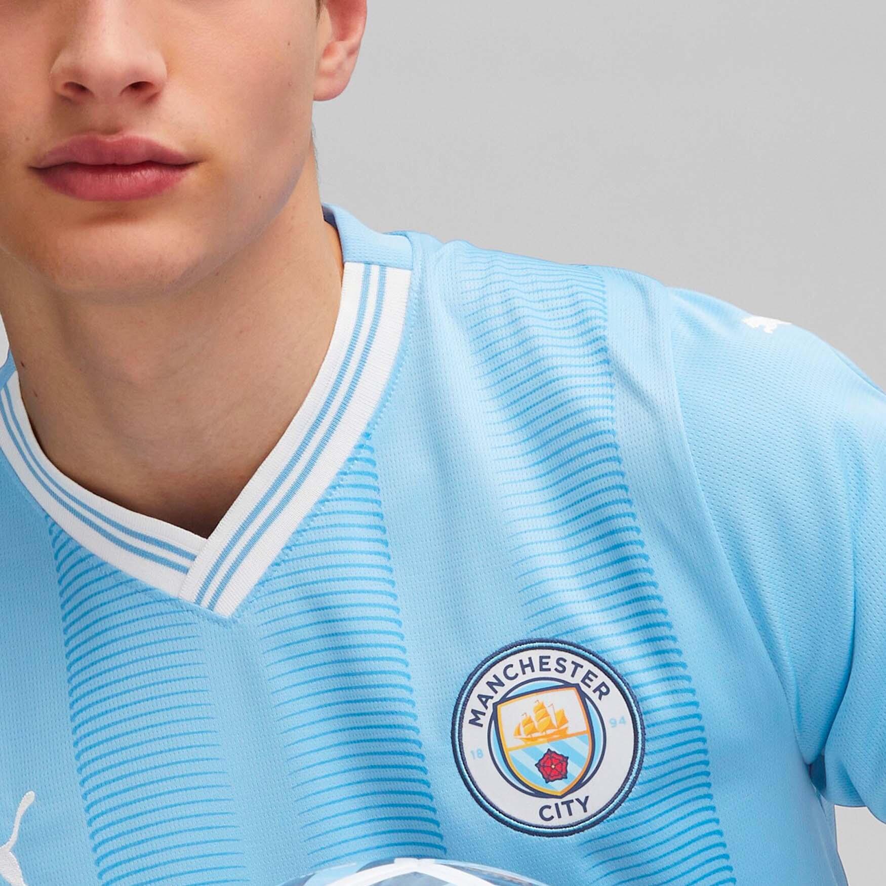 Veste MCFC HOME JSY REP Puma 01-Team Light Blue-PUMA W 770438 - Puma 3/7