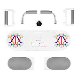 Planche multifonctionnelle pour abdominaux et pompes avec compteur DBP03 HMS