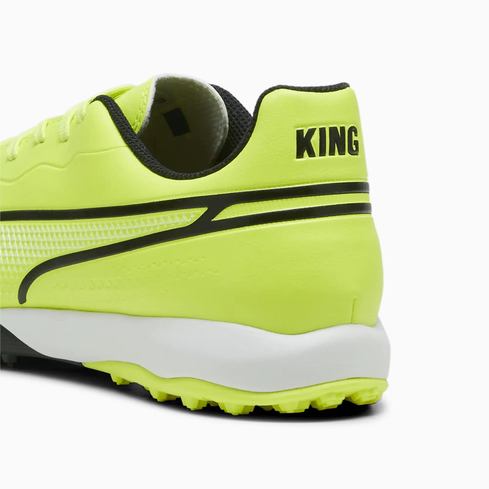 "King Match" FußballStiefel für Damen Unisex Herren Limone/Schwarz 2/4