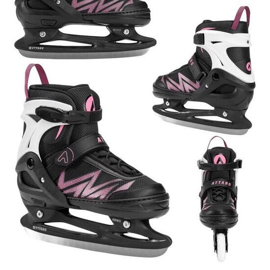 Łyżworolki dziecięce ATTABO 2w1 rolki i łyżwy Kylo róż Regulowane