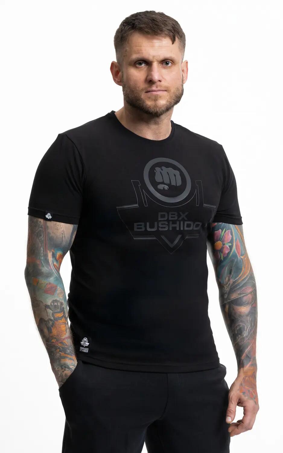 T-Shirt bawełniany Premium z logo DBX Bushido 1/7