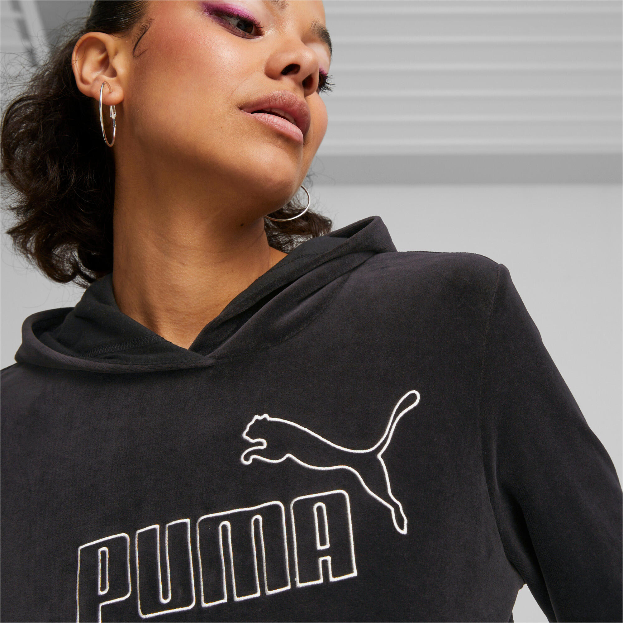 Mikina univerzálni dámské Puma Ess Velour Hoodie 5/7