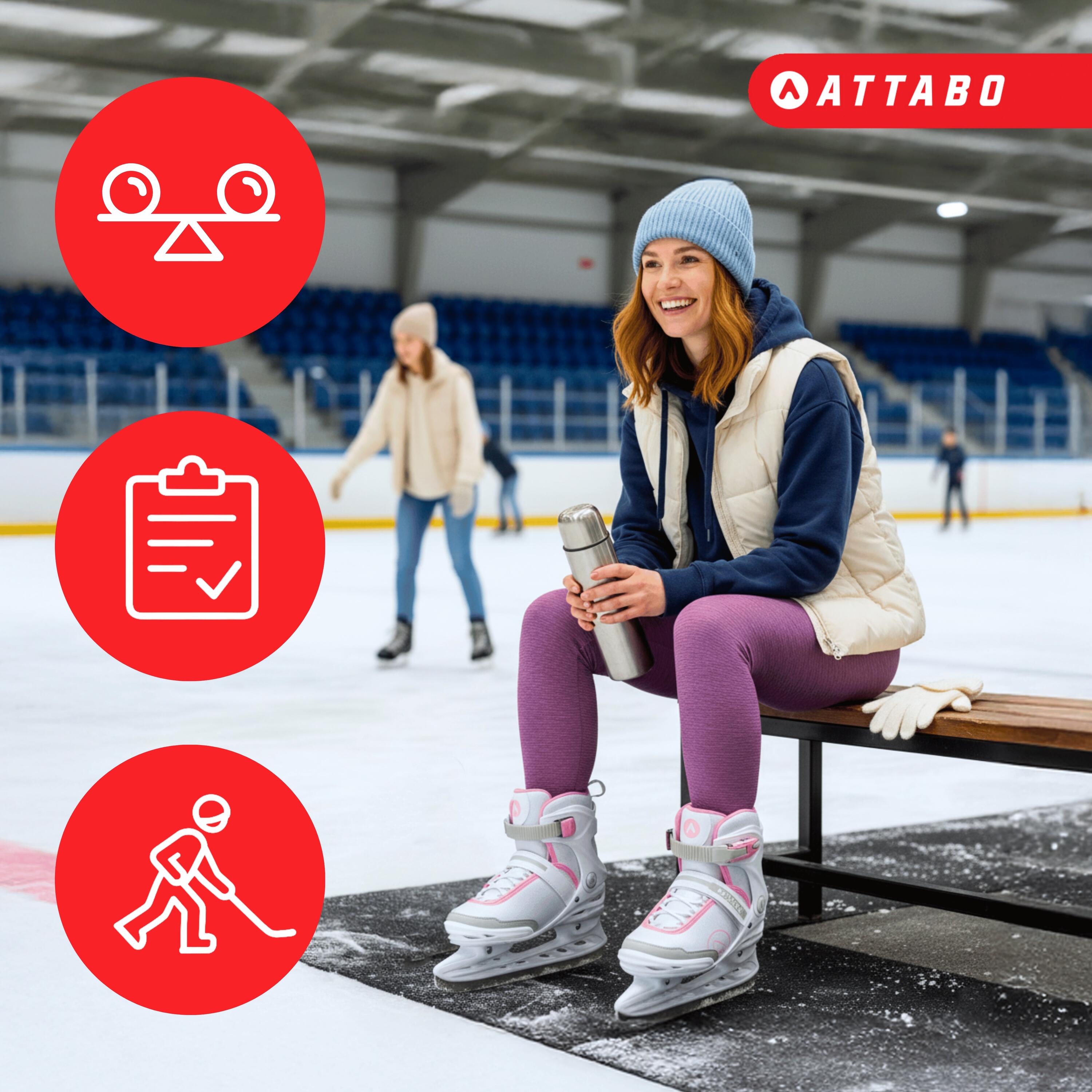Patins à glace récréatifs ATTABO Tora pour femmes 2/7