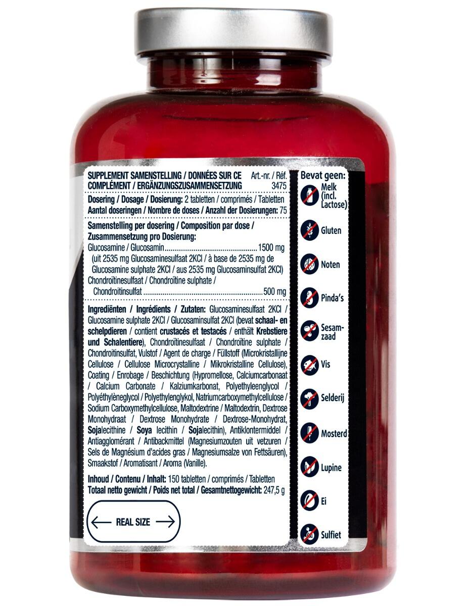 Lucovitaal Glucosamine Chondroïtine 150 tabletten MAXI POT 2/4