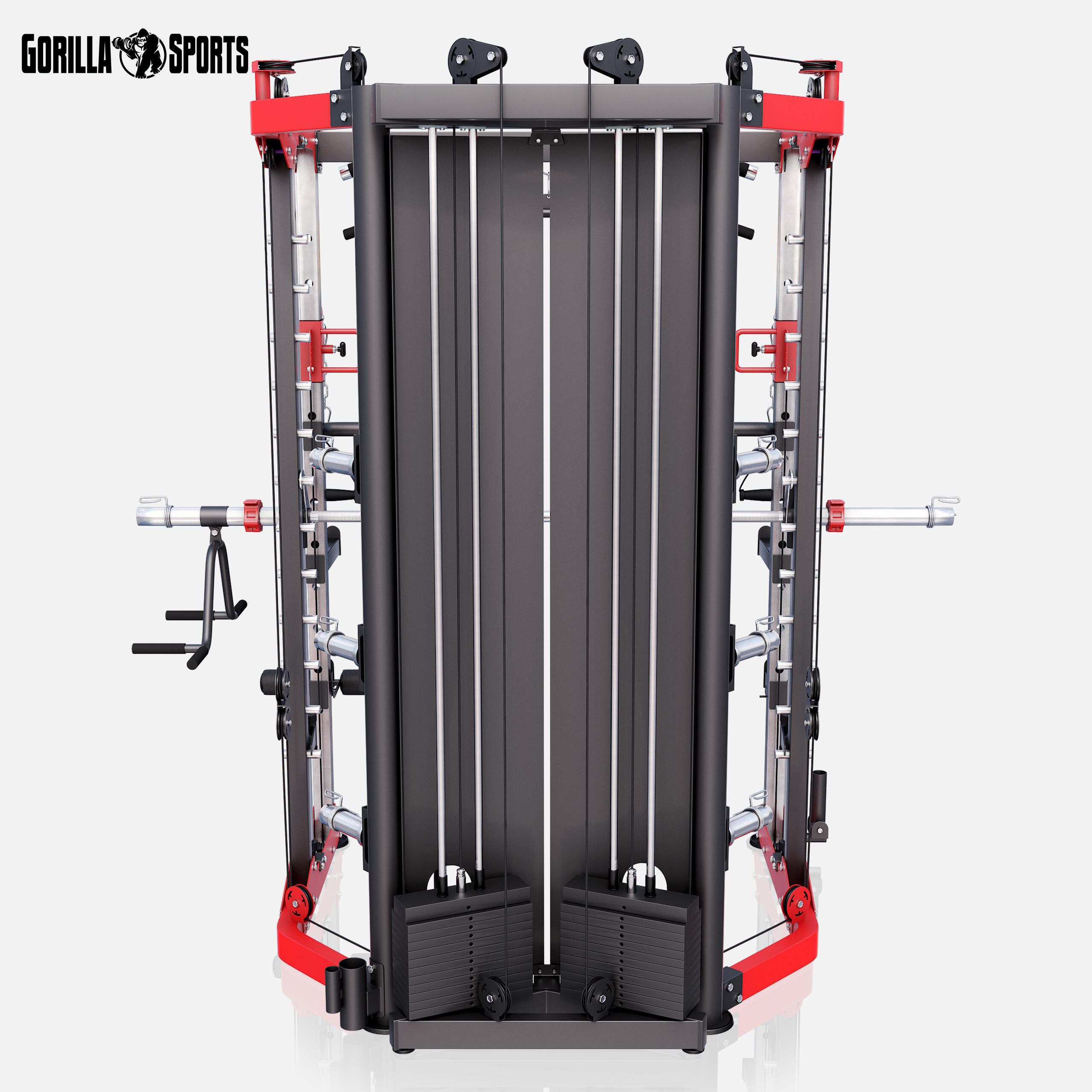 POWER RACK MULTIPOSTES CHARGES GUIDÉES | DIAM 50MM | MUSCULATION | SMITH MACHINE 7/7