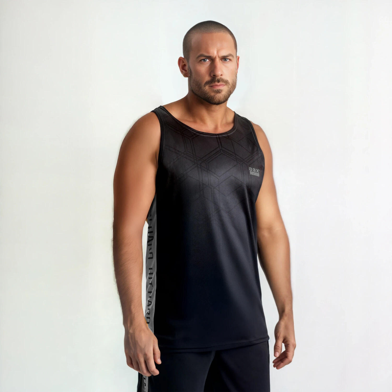 Koszulka bokserska TankTop Silver DBX Bushido 2/7