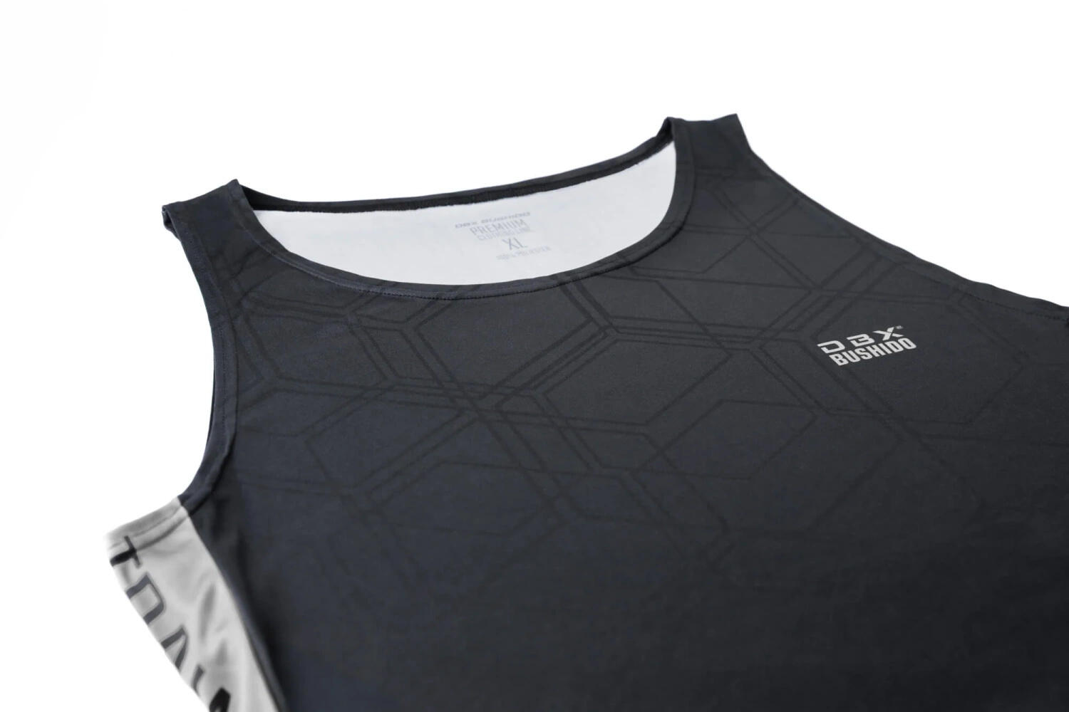 Koszulka bokserska TankTop Silver DBX Bushido 7/7