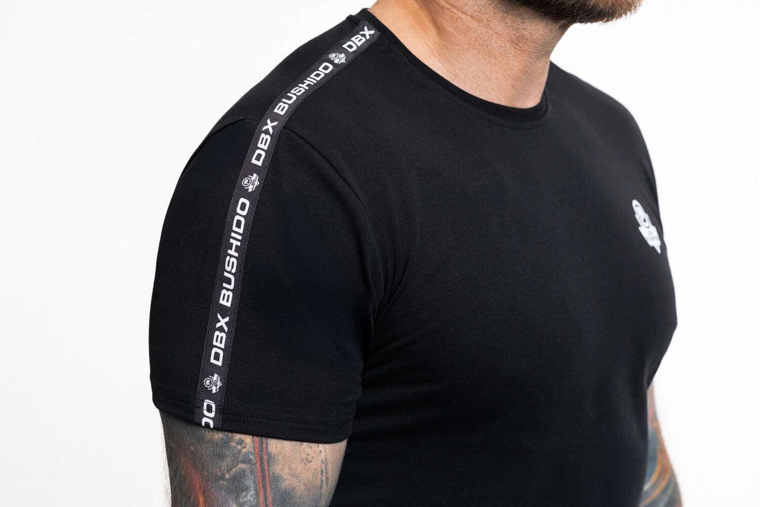 T-Shirt bawełniany Premium z lampasami DBX Bushido 3/7