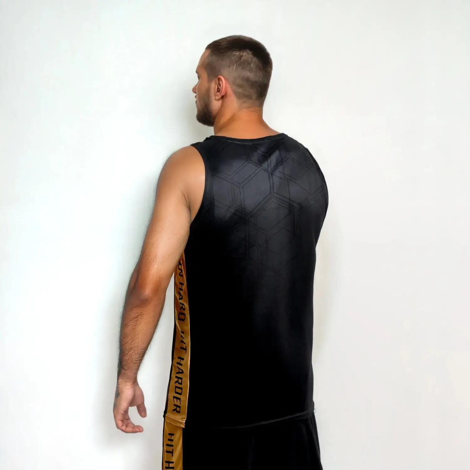 Koszulka bokserska TankTop Gold DBX Bushido 3/7