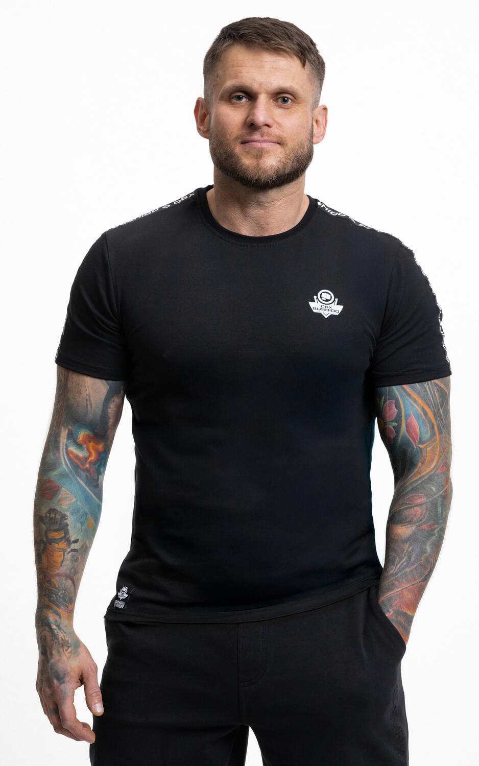T-Shirt bawełniany Premium z lampasami DBX Bushido 4/7