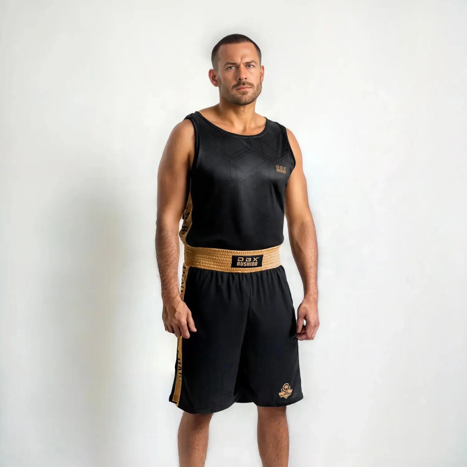 Koszulka bokserska TankTop Gold DBX Bushido 4/7