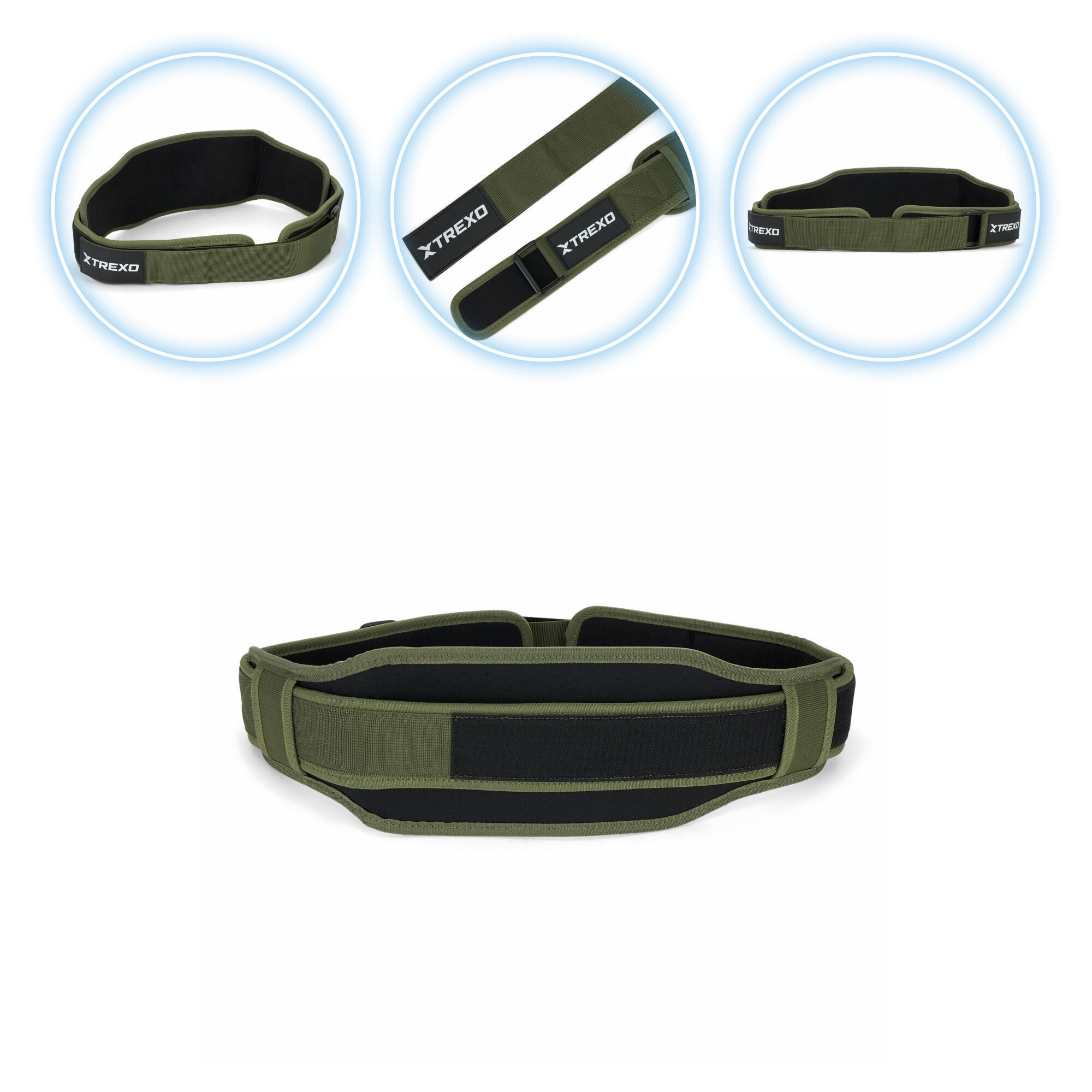 Cintura per sollevamento pesi XTREXO in neoprene 1/7