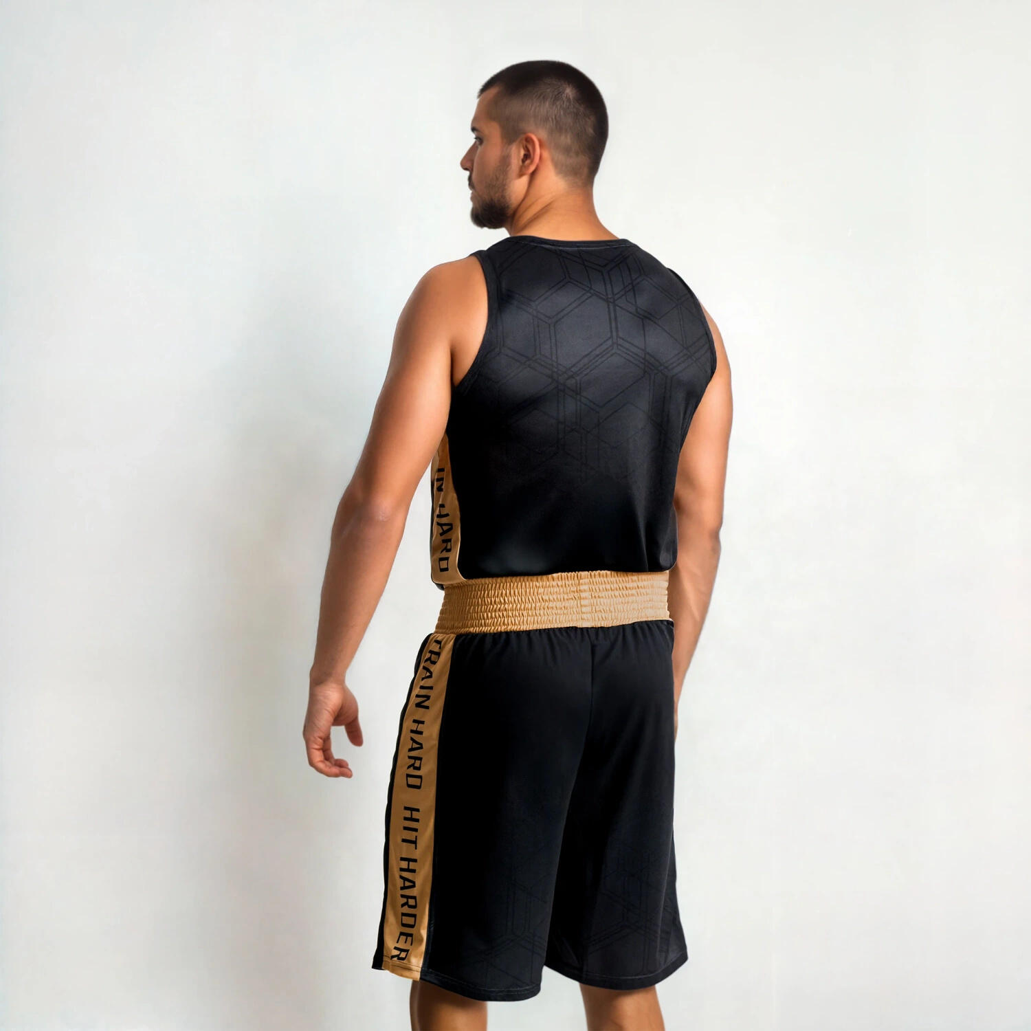Spodenki bokserskie treningowe Gold DBX Bushido 4/7