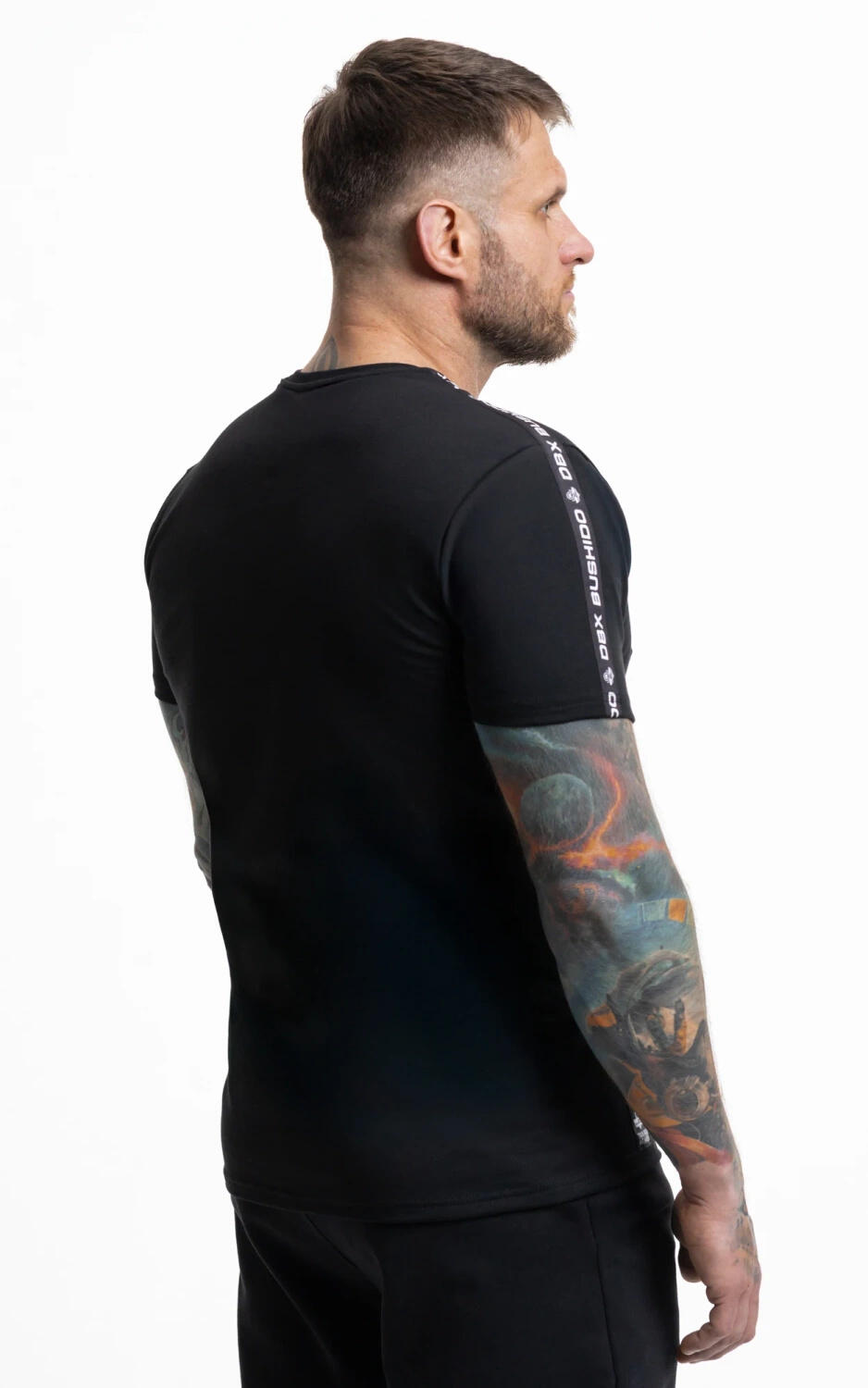 T-Shirt bawełniany Premium z lampasami Classic DBX Bushido 5/5