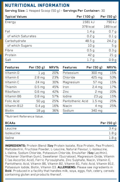 Post-workout - Recovery Carb & Electrolyte Powder - Vaniglia 1500g 3/3