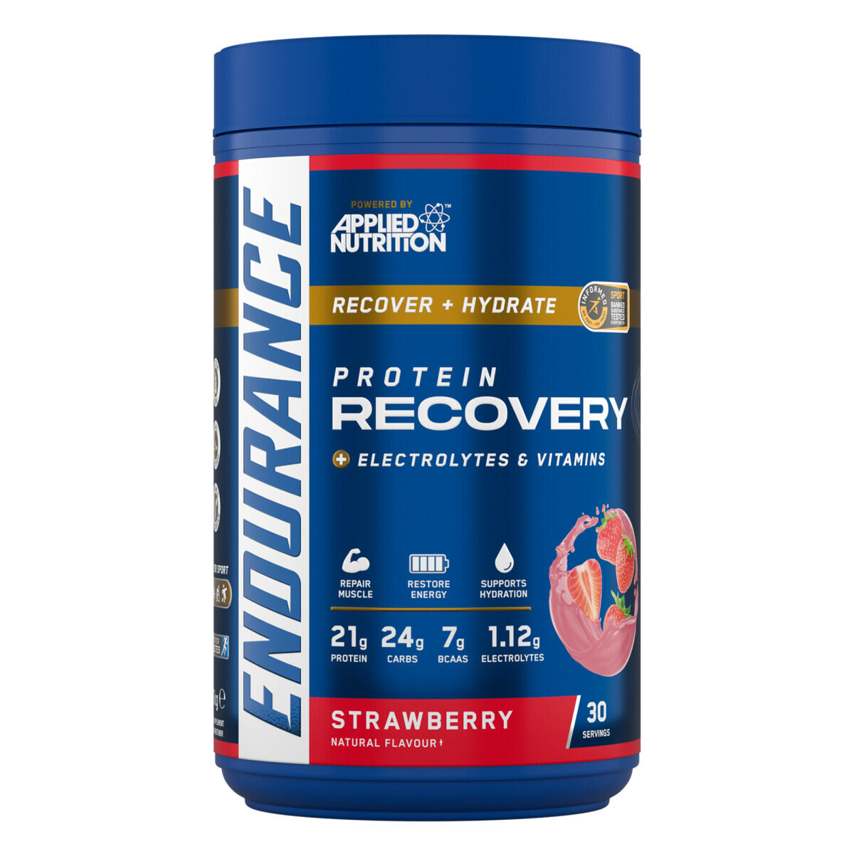 APPLIED NUTRITION Recovery 1.5kg - Strawberry - 1,5 kg (30 doseringen)
