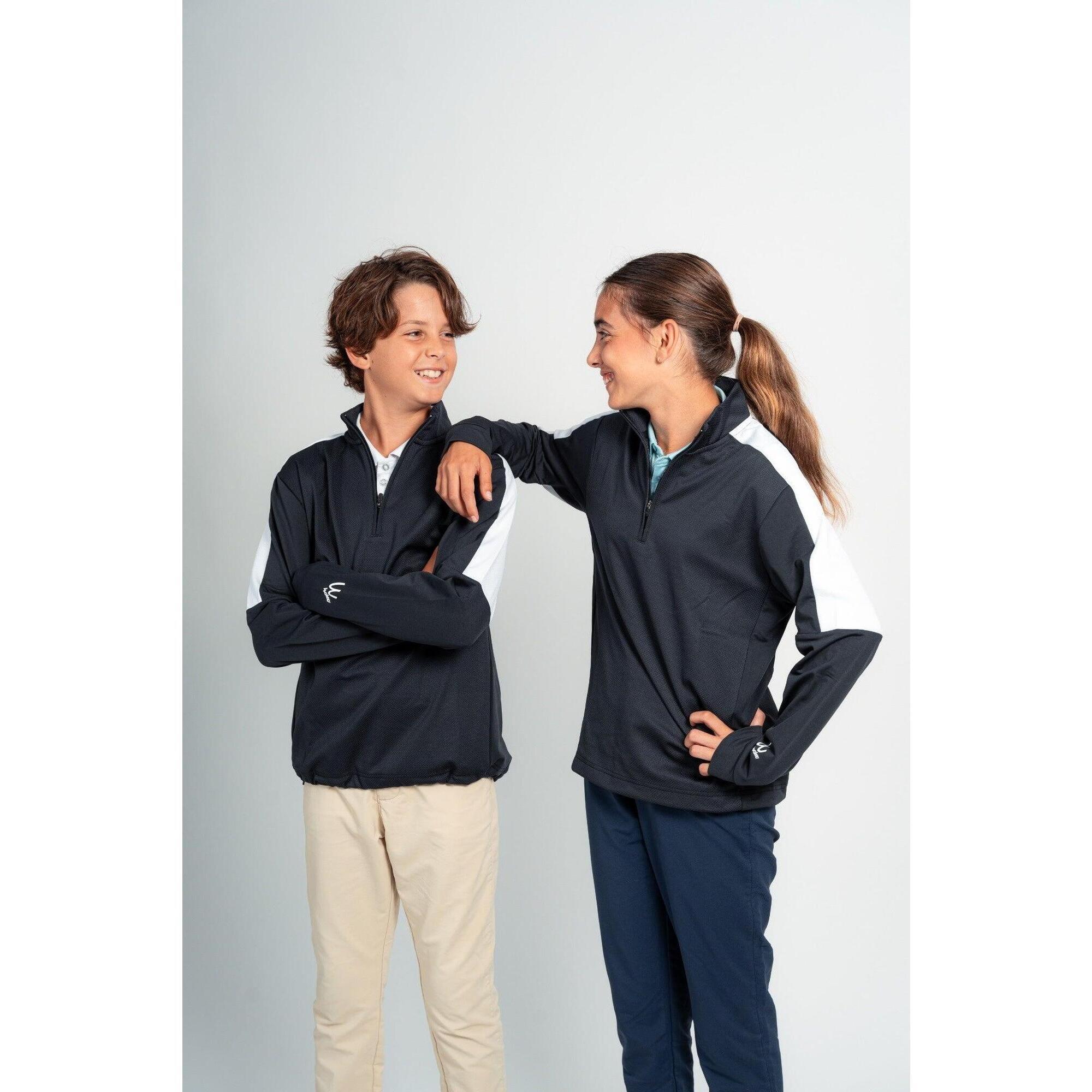 Wekolf - Midlayer Bleu Marine - Polaire - Blanc|bleu - Decathlon