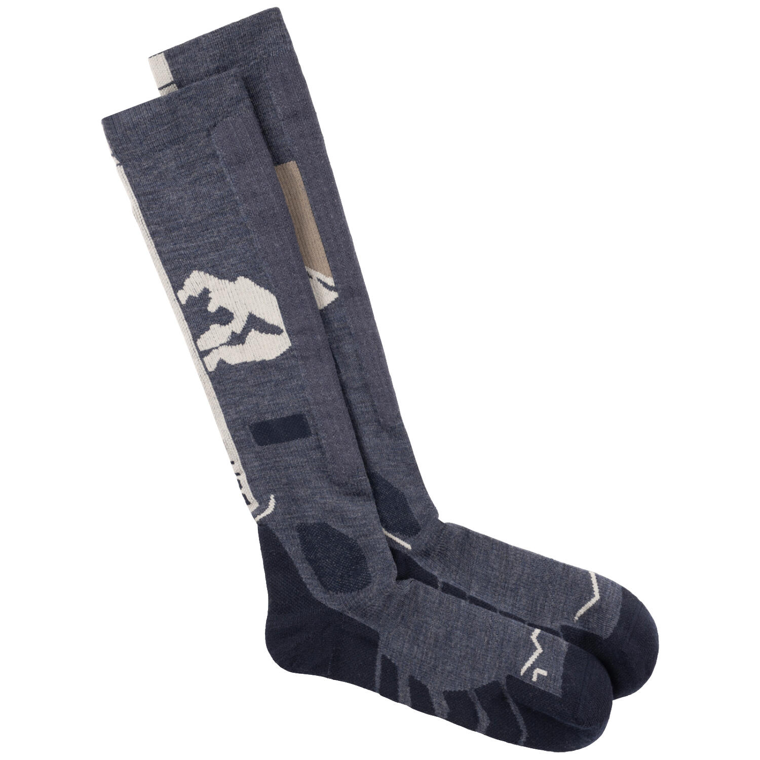 Skarpetki sportowe dla dorosłych  Merino Heavyweight Over The Calf Socks 2/3