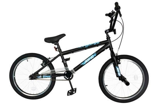 XN-10 20In Spoked Freestyle BMX - Black/Blue | Decathlon