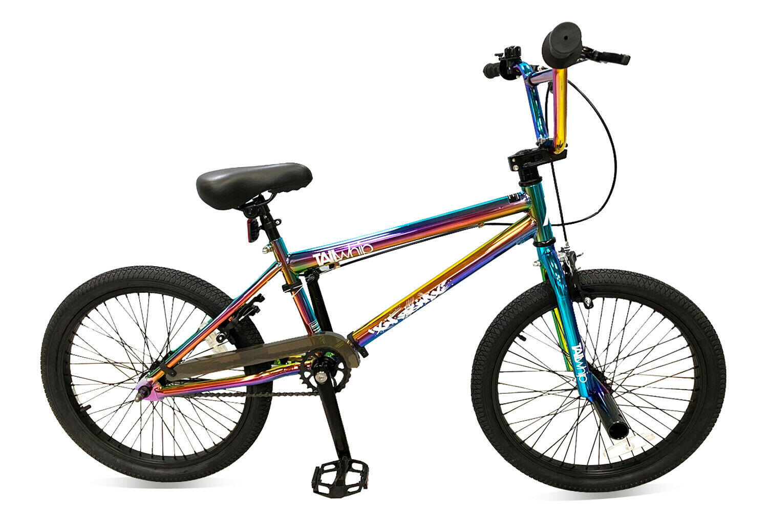 XN Tailwhip Junior BMX Bike, 20In Wheel, 25-9t - Neo Chrome Jet