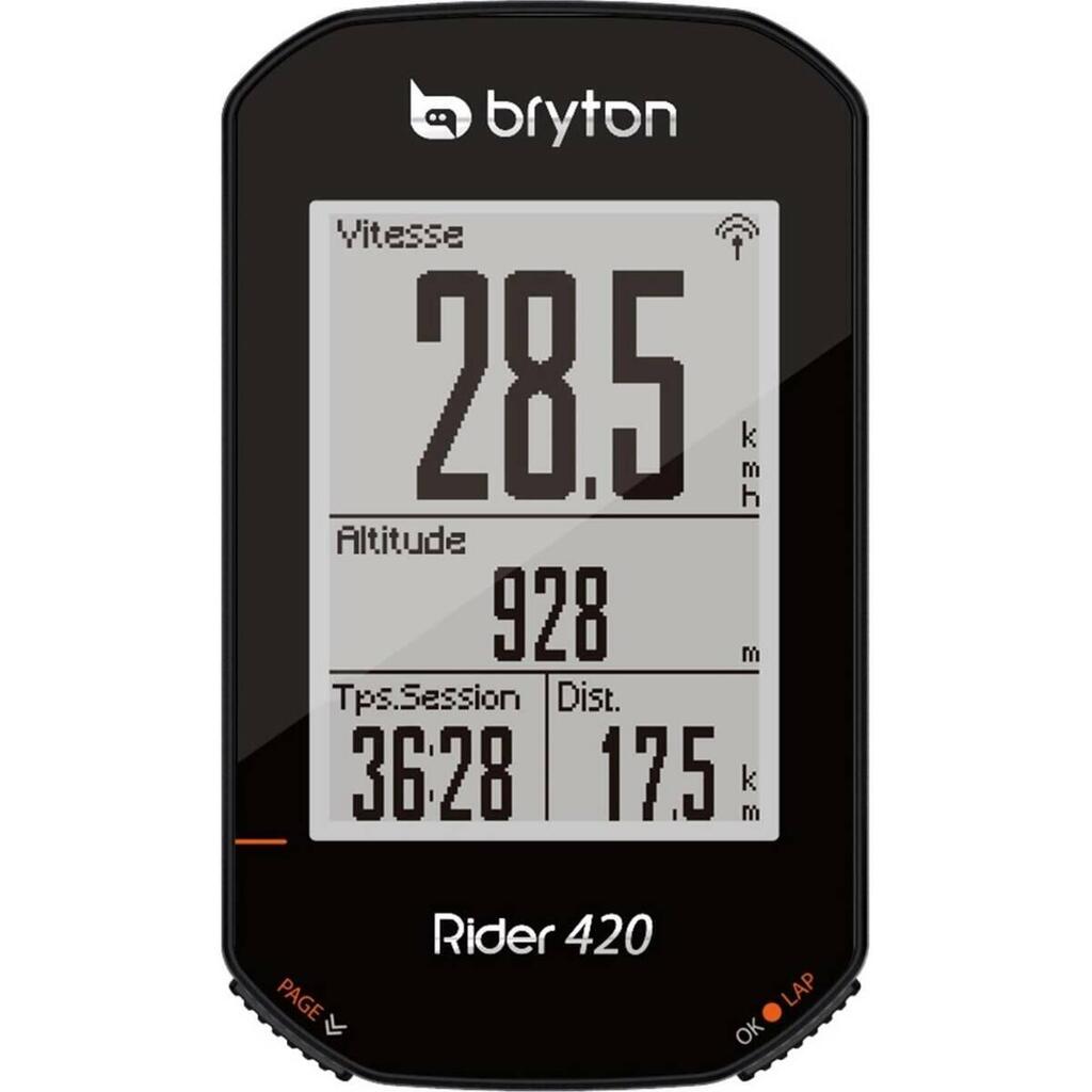 Bryton Rider 420T GPS Cycle Computer Bundle