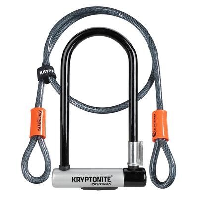 Kryptonite u-lock kryptolock standaard met kryptoflex kabel