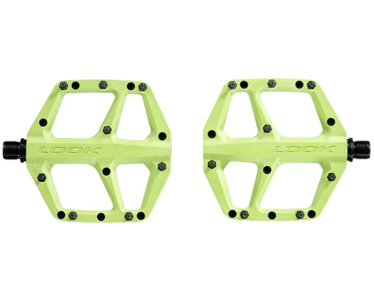 Pedale flat bicicleta MTB Trail Fusion - verde lime fluo