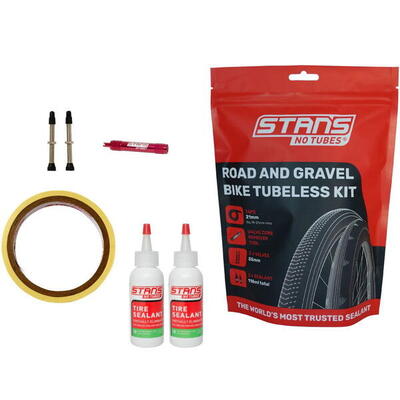 Tubeless kit, road, 25mm tape, 55mm ventiel
