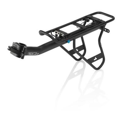 XLC Gepäckträger carry more I RP-R12 schwarz für Sattelstützbefestigung