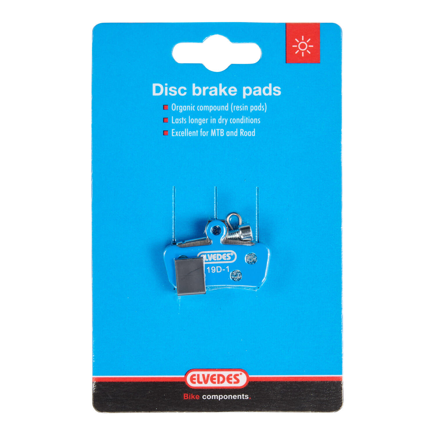 Par de pastilhas de travão de bicicleta orgânicas Elvedes SRAM Guide / Avid XO T 2/5