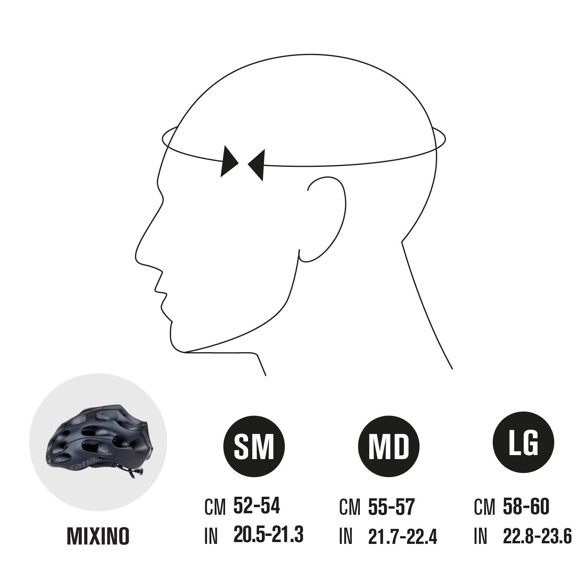Casque Route Mixino Noir 2/7
