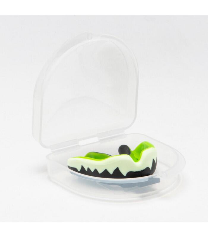 PROTECTOR BUCAL VIPER PRO 3 GILBERT BLANCO/NEGRO, TALLA JUNIOR 4/5